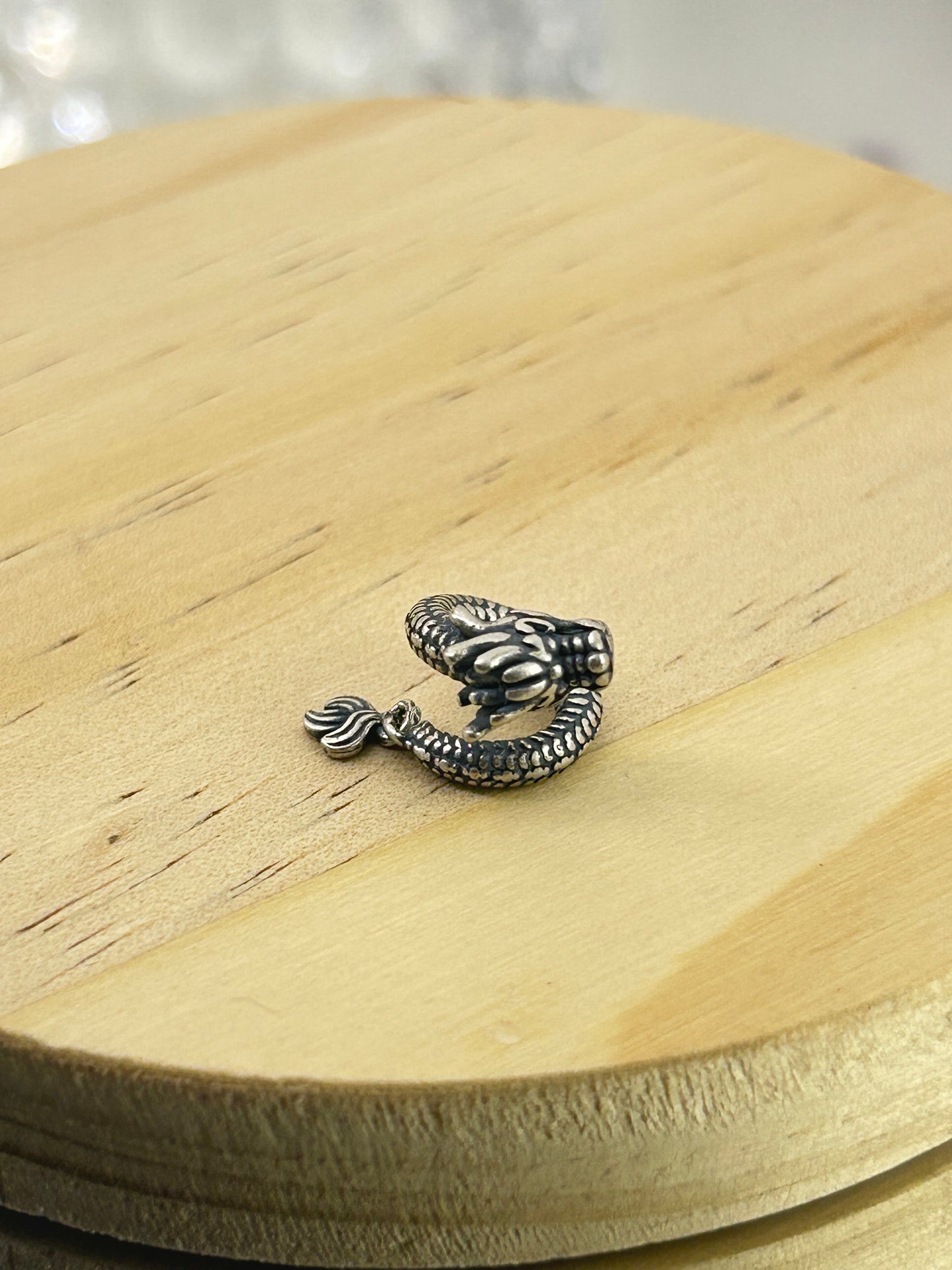 S925 silver dragon charm style 2