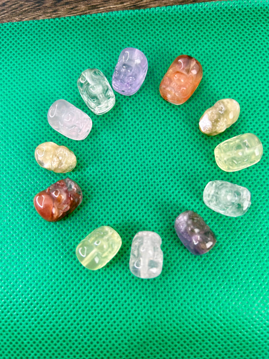 Single bead multicolored Pixiu