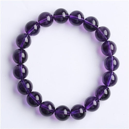 [New Preferred] collectible Uruguayan amethyst bracelet women's natural crystal bracelet purple bracelet jewelry