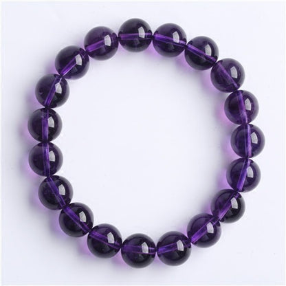 [New Preferred] collectible Uruguayan amethyst bracelet women's natural crystal bracelet purple bracelet jewelry