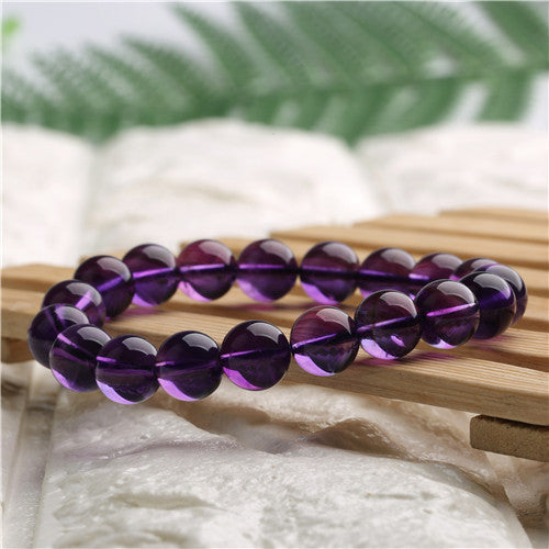 [New Preferred] collectible Uruguayan amethyst bracelet women's natural crystal bracelet purple bracelet jewelry
