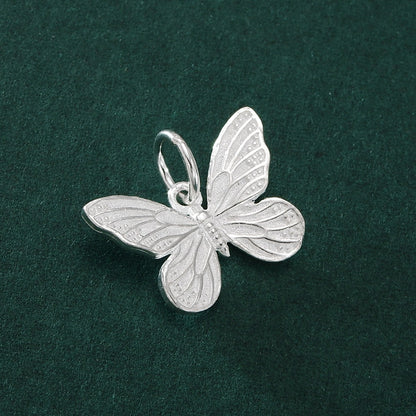 S925 sterling silver vintage butterfly charm